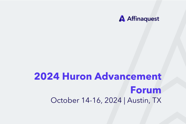 2024 Huron Advancement Forum banner image