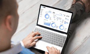 Salesforce dashboard showing higher ed event ROI metrics by campaign and segment