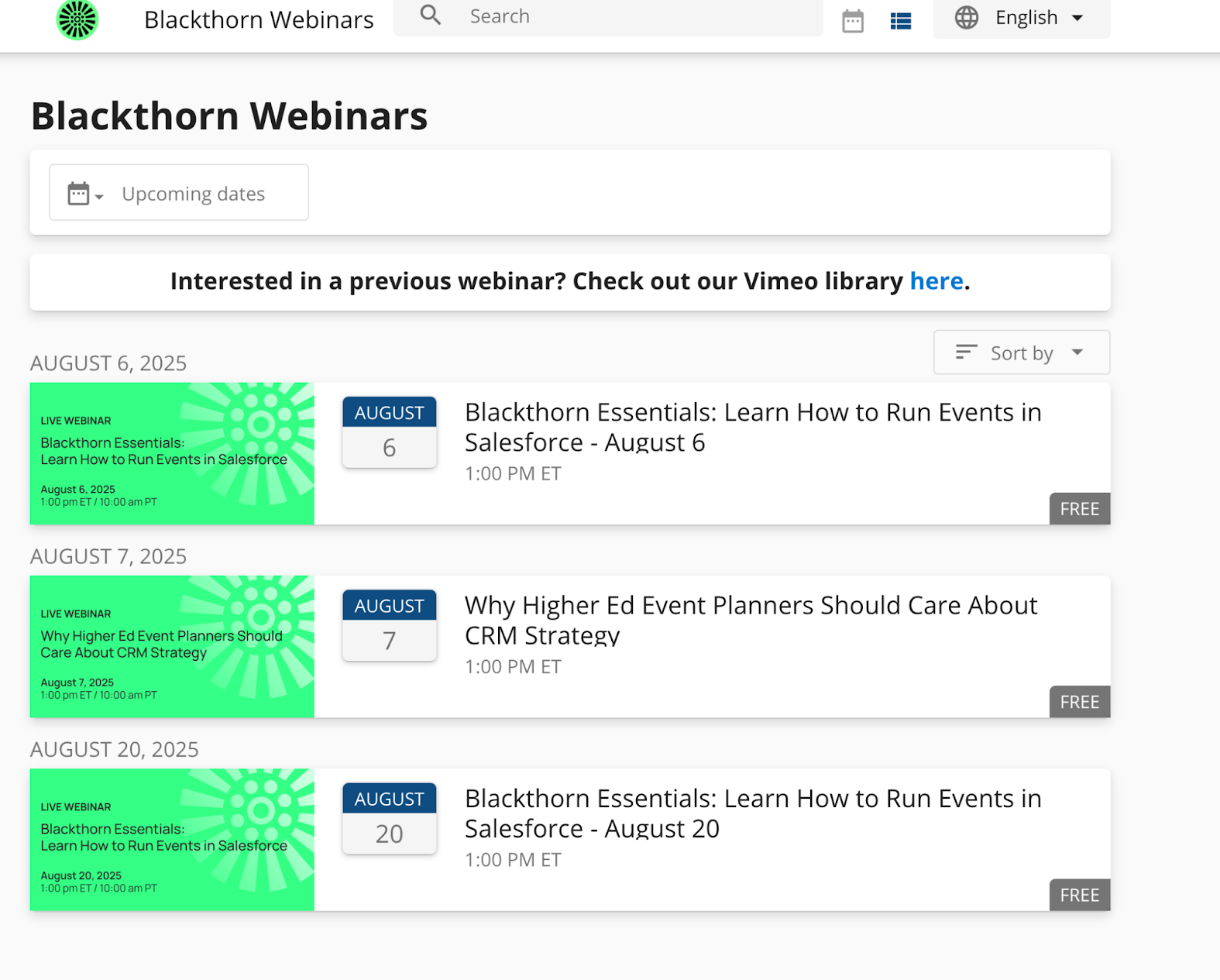 Ditch Spreadsheets: Master Event Registration in Salesforce 1 Salesforce dashboard showing event registrations using Blackthorn