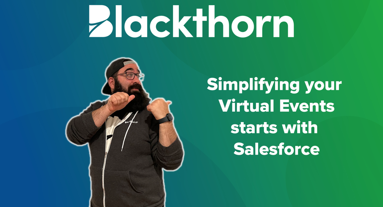 Simplifying Virtual Events Starts in Salesforce