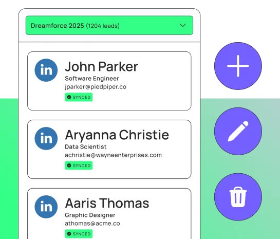 Blackthorn - SmartCapture overview leads